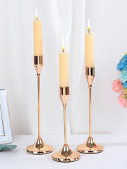3-Piece Metal Candle Holder Set