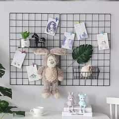 Iron Grid Wall Organizer