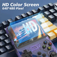 R36S Handheld Game Console Open Source Retro 3.5 Inch IPS Screen Game Console Linux System Screen Portable Pocket Classic Gaming