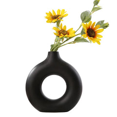 Nordic Ceramic Hollow Vase