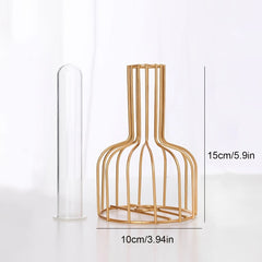 Hollow Iron Decorative Vase