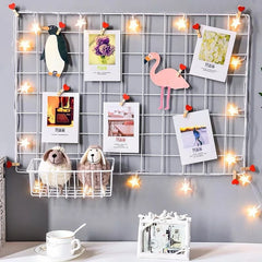 Iron Grid Wall Organizer