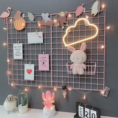 Iron Grid Wall Organizer