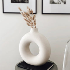 Nordic Ceramic Hollow Vase