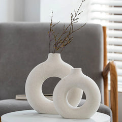 Nordic Ceramic Hollow Vase
