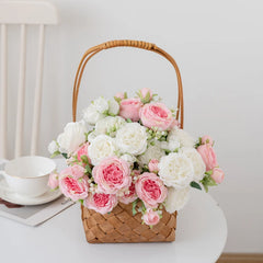 Silk Peony & Rose Bouquet