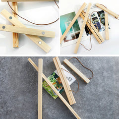 Magnetic Teak Pine Poster Frame
