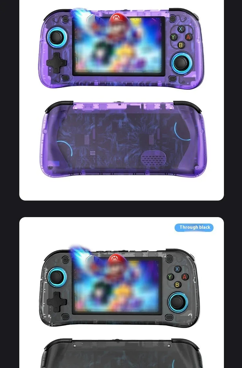 G28 handheld game console landscape square screen portable retro nostalgic open source handheld PSP arcade dual joystick