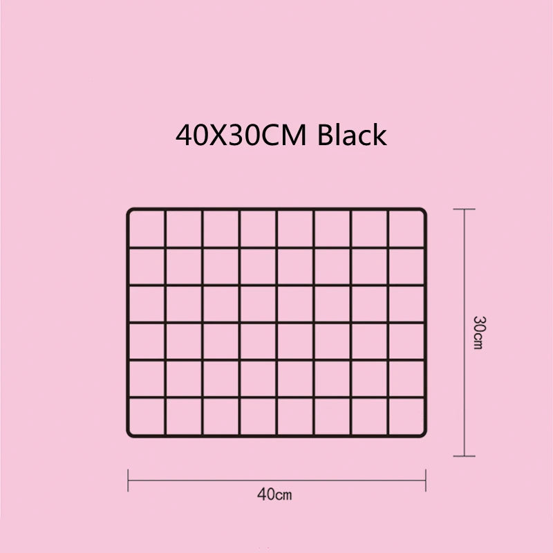 Iron Grid Wall Organizer