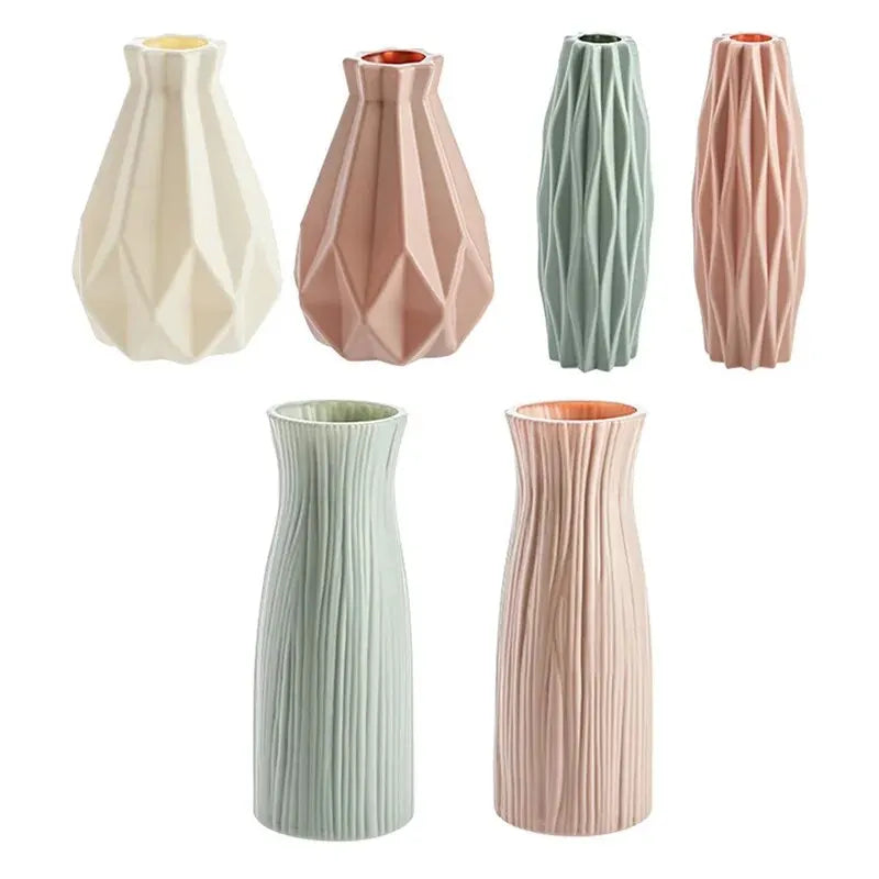 Modern Nordic Plastic Flower Vase