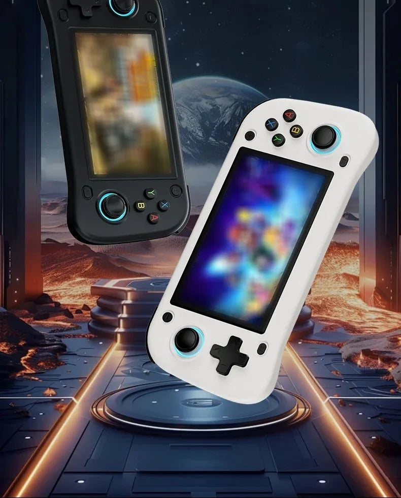 G28 handheld game console landscape square screen portable retro nostalgic open source handheld PSP arcade dual joystick