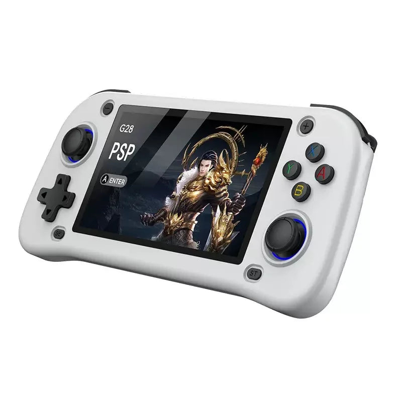 G28 handheld game console landscape square screen portable retro nostalgic open source handheld PSP arcade dual joystick
