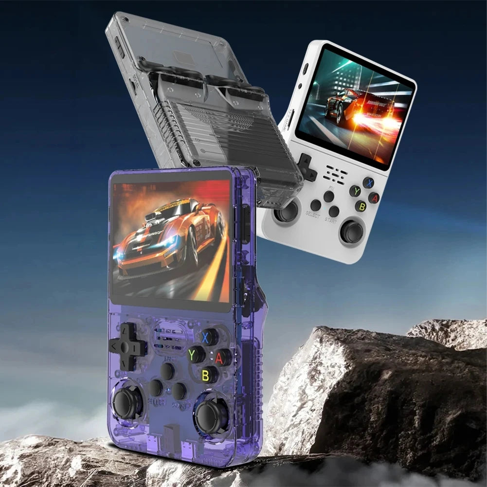 R36S Handheld Game Console Open Source Retro 3.5 Inch IPS Screen Game Console Linux System Screen Portable Pocket Classic Gaming