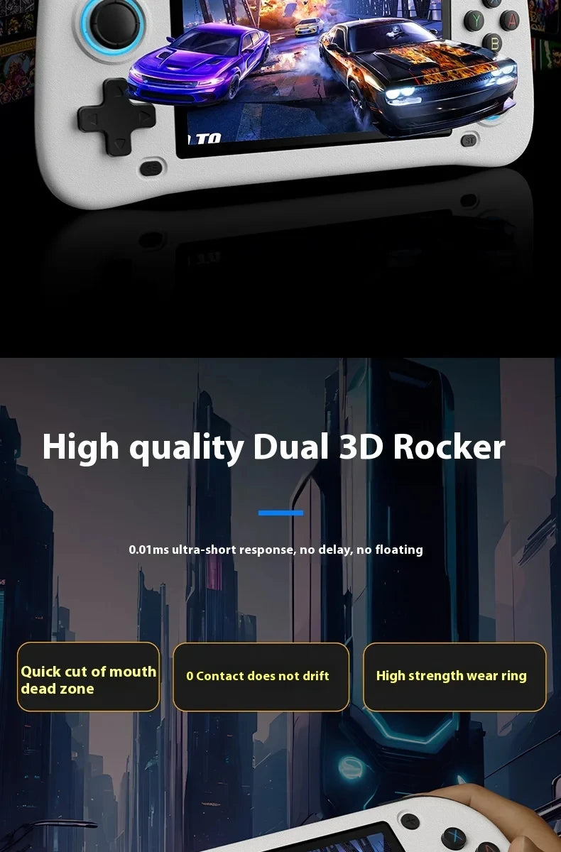 G28 handheld game console landscape square screen portable retro nostalgic open source handheld PSP arcade dual joystick