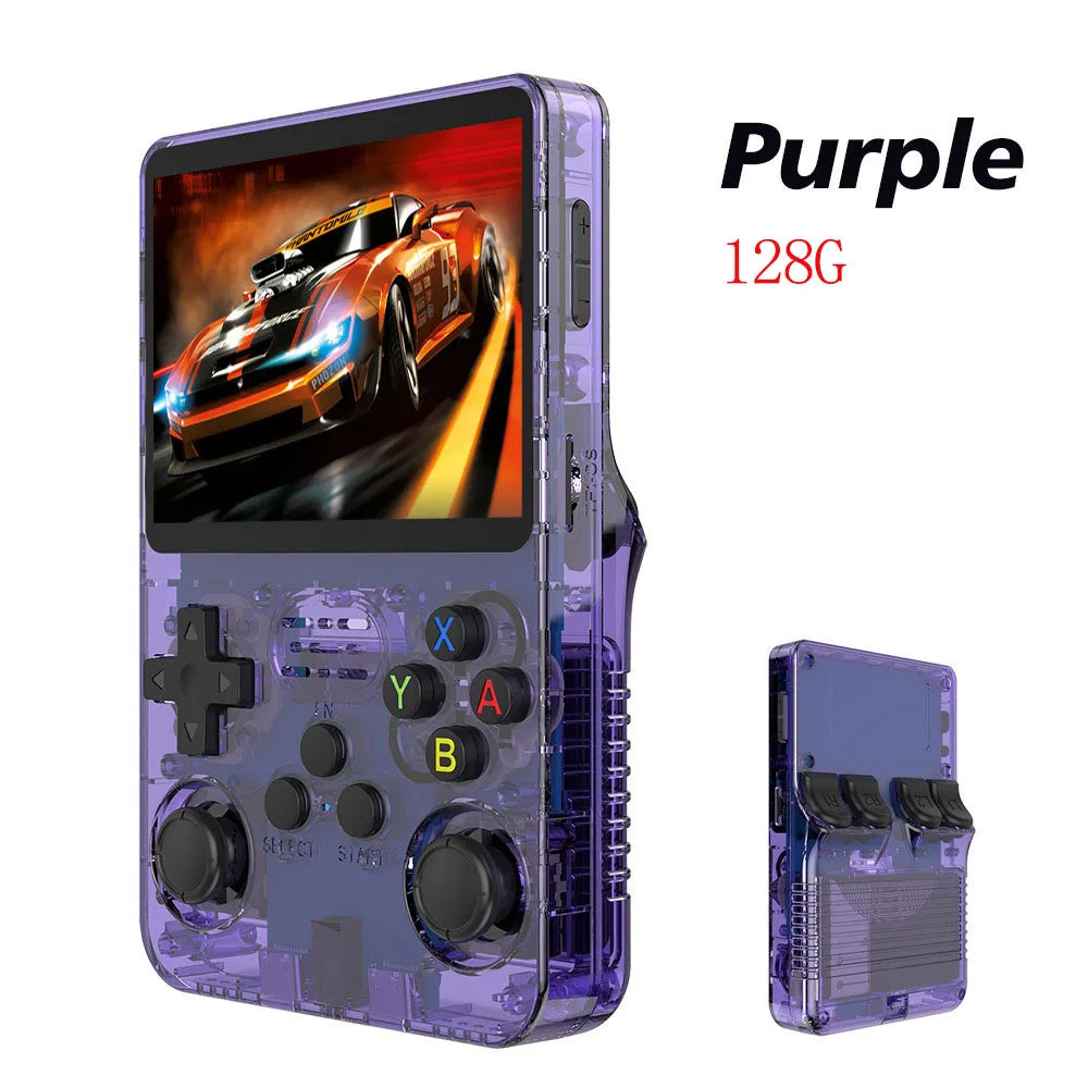 R36S Handheld Game Console Open Source Retro 3.5 Inch IPS Screen Game Console Linux System Screen Portable Pocket Classic Gaming