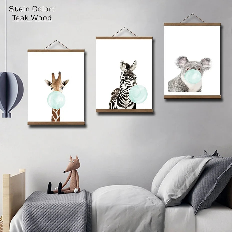 Magnetic Wooden Poster Frame