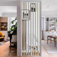 10PCS 3D Striped Mirror Stickers