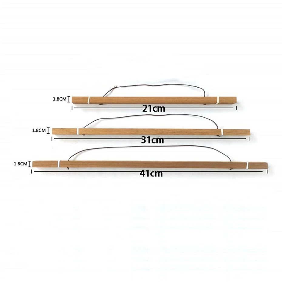 Magnetic Teak Pine Poster Frame