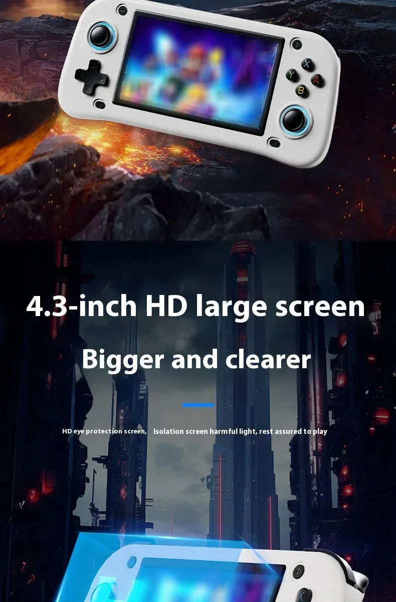 G28 handheld game console landscape square screen portable retro nostalgic open source handheld PSP arcade dual joystick